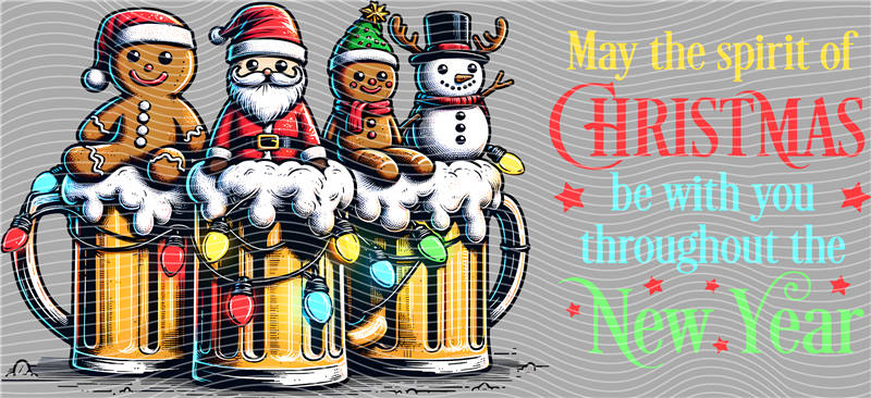 16oz Christmas-S 1087